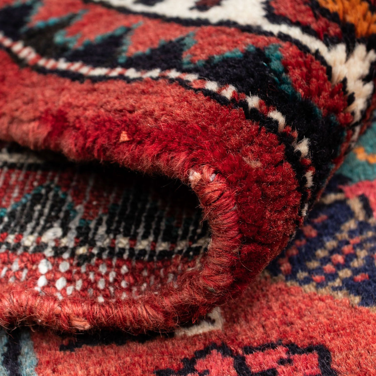 Perser Rug - Nomadic - 116 x 84 cm - dark red