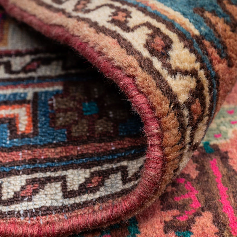 Perser Rug - Nomadic - 123 x 87 cm - light red