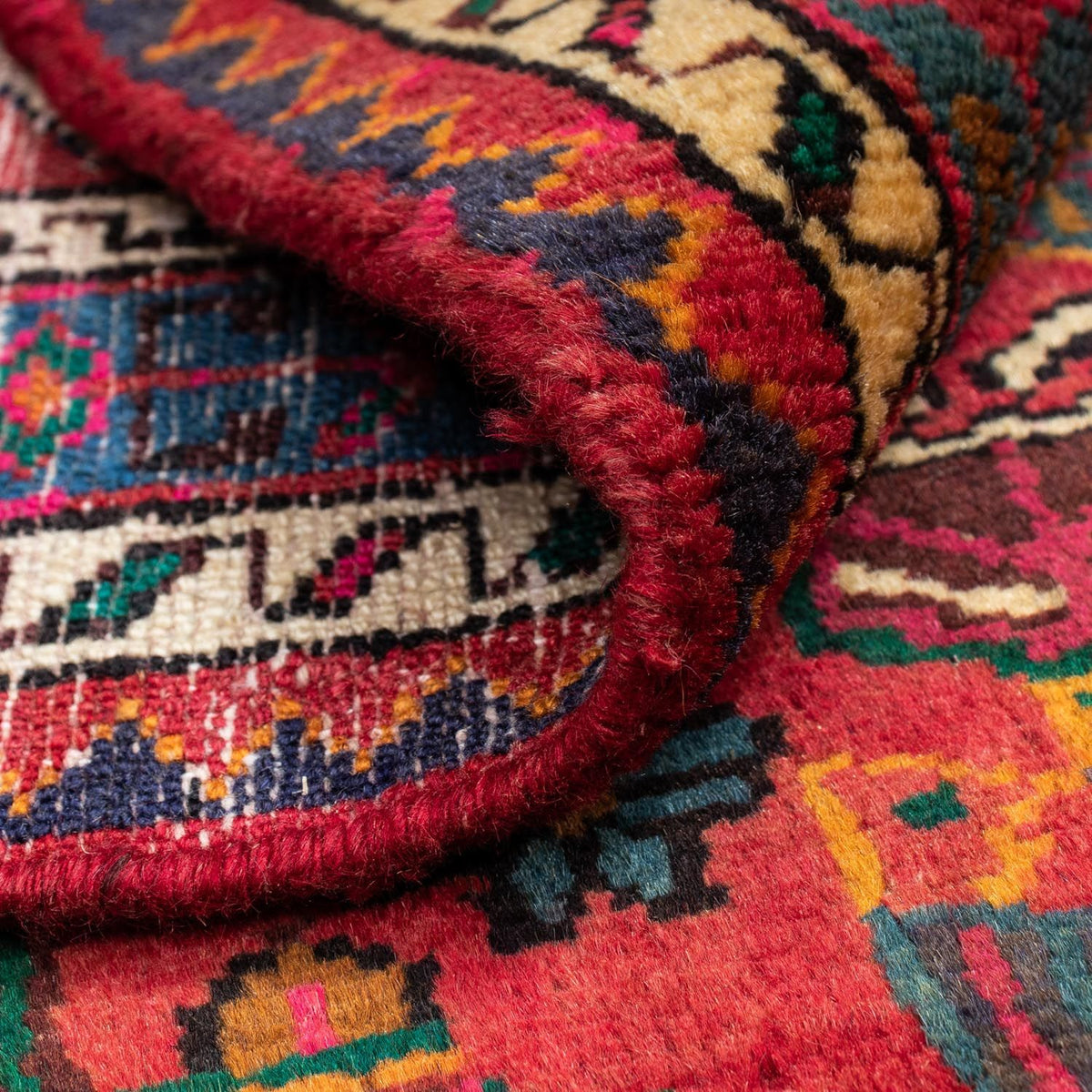 Perser Rug - Nomadic - 130 x 100 cm - red