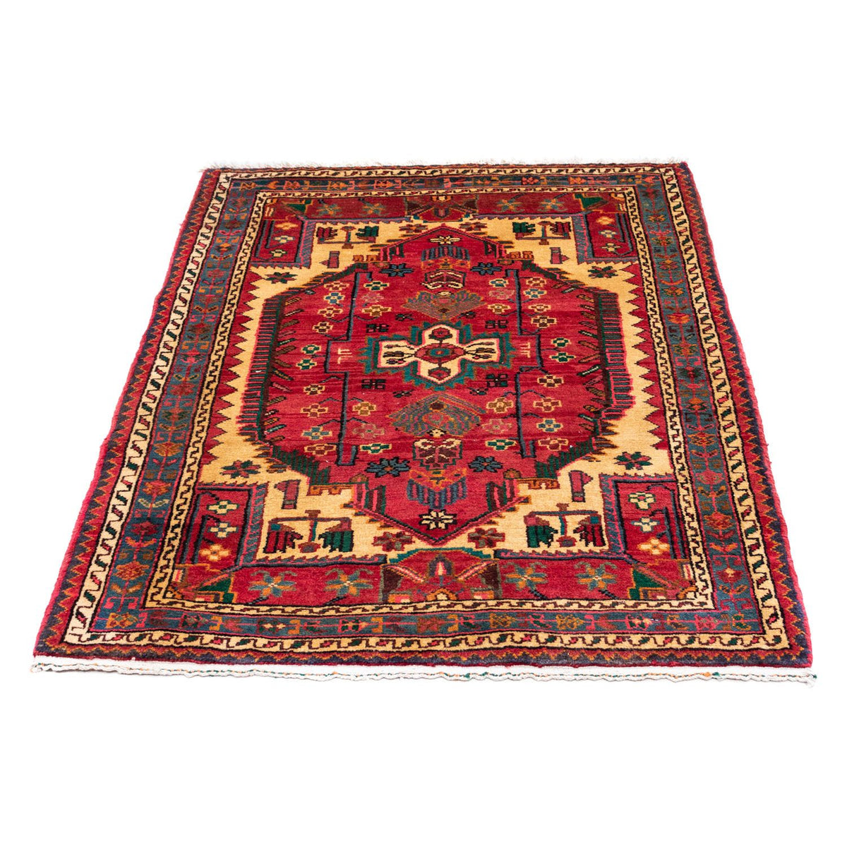 Perser Rug - Nomadic - 130 x 100 cm - red