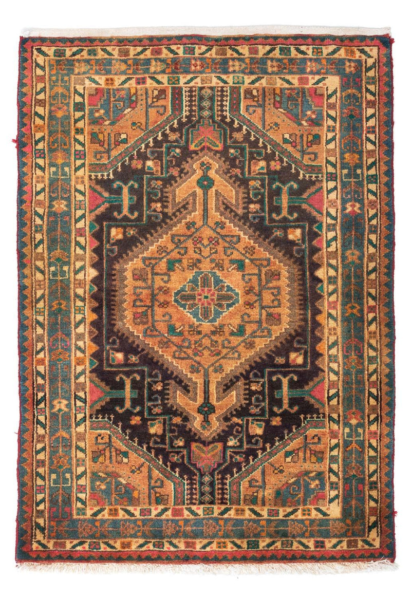 Perser Rug - Nomadic - 130 x 91 cm - light brown