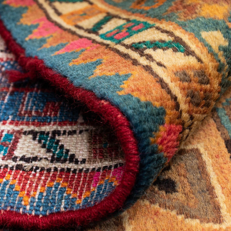 Perser Rug - Nomadic - 130 x 91 cm - light brown