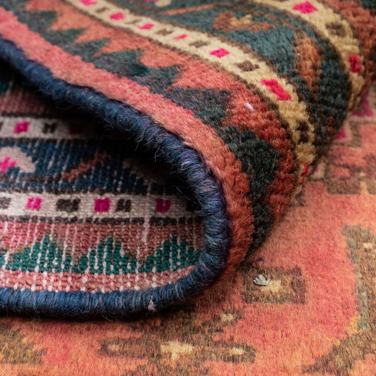 Perser Rug - Nomadic - 130 x 90 cm - light red