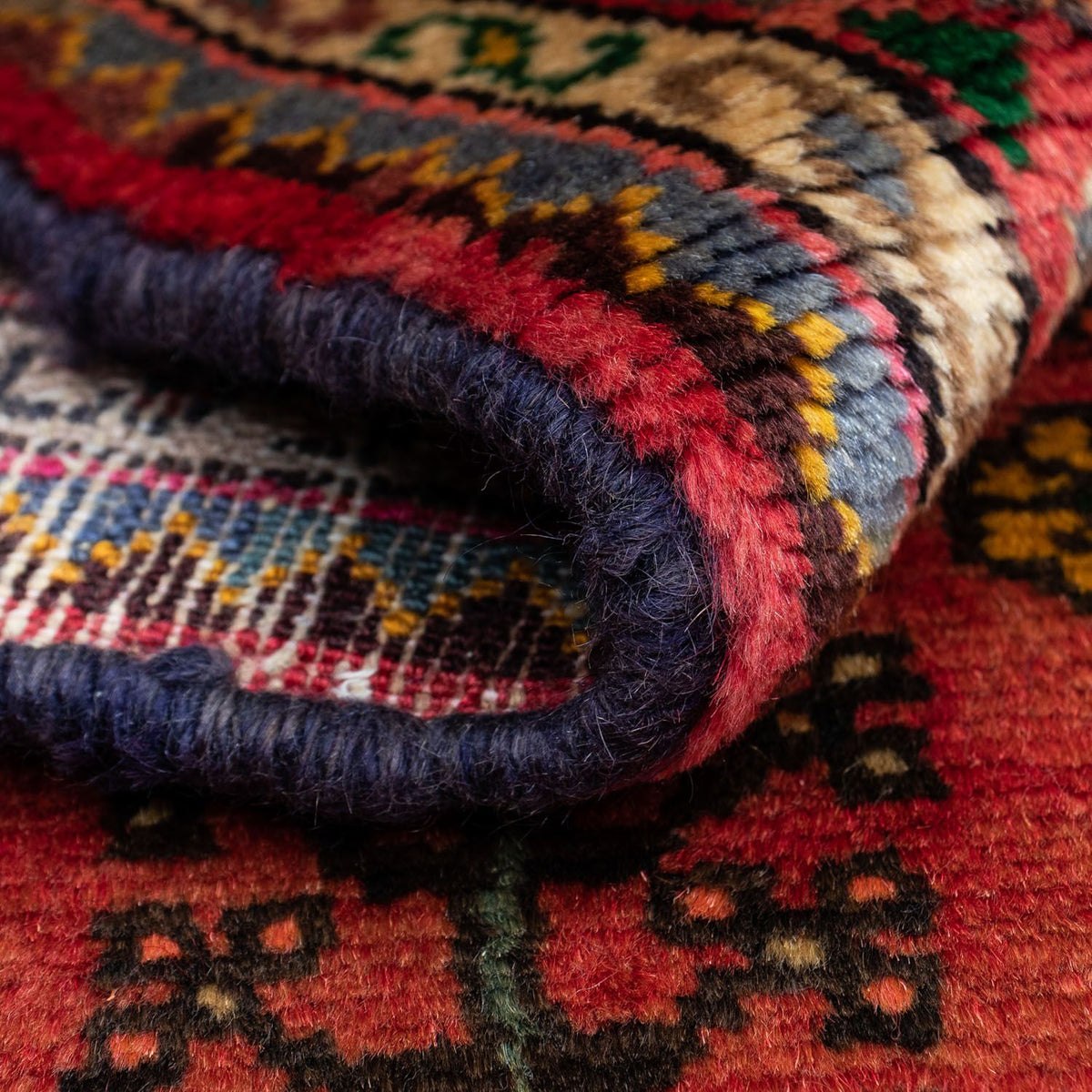 Perser Rug - Nomadic - 140 x 82 cm - red