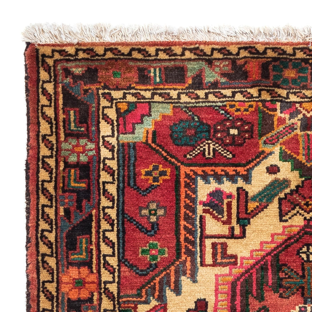 Perser Rug - Nomadic - 125 x 85 cm - light red