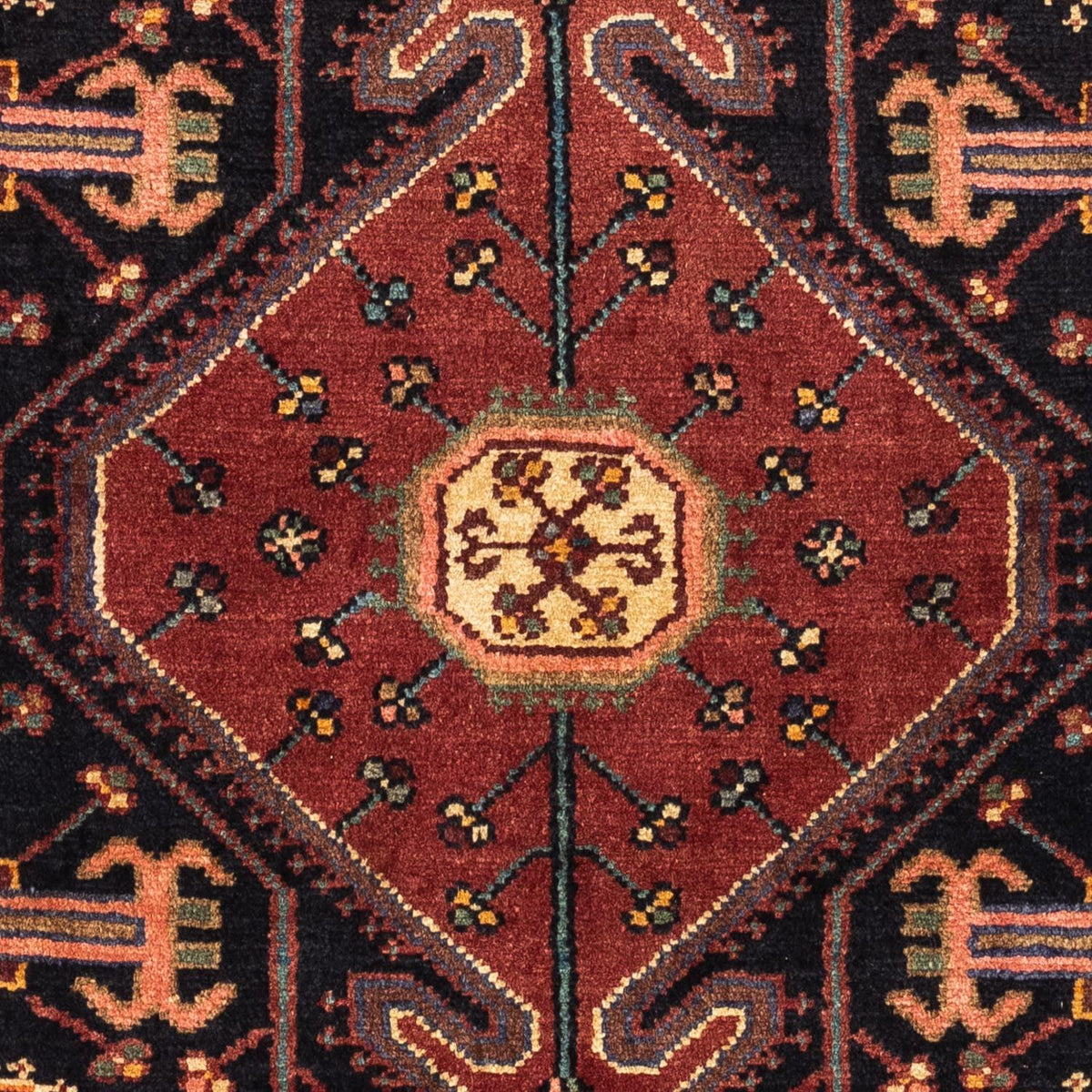 Perser Rug - Nomadic - 122 x 92 cm - red