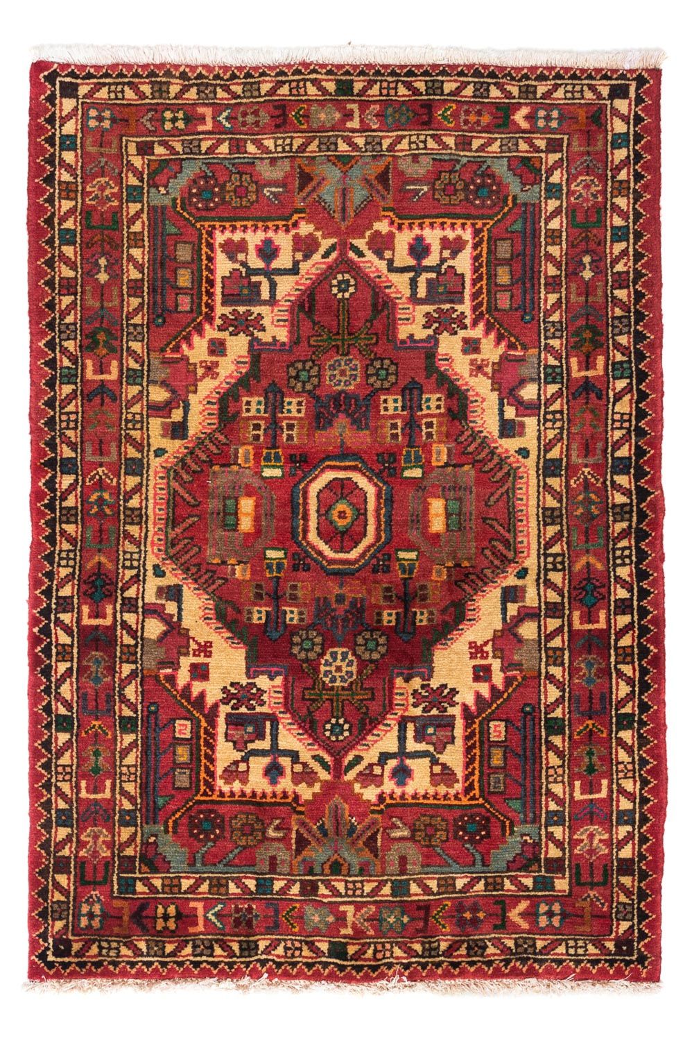 Perser Rug - Nomadic - 121 x 85 cm - red