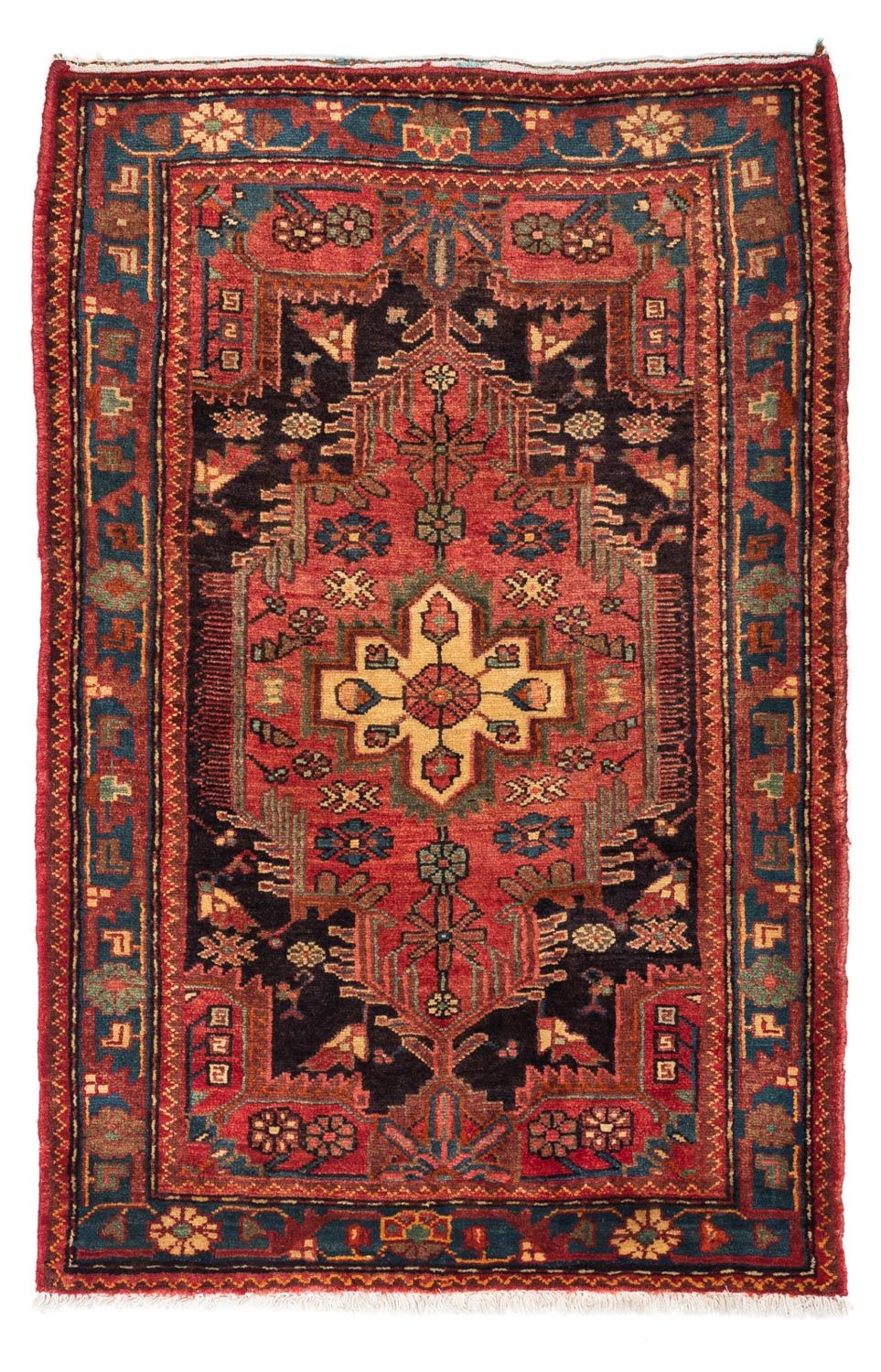 Perser Rug - Nomadic - 130 x 84 cm - red