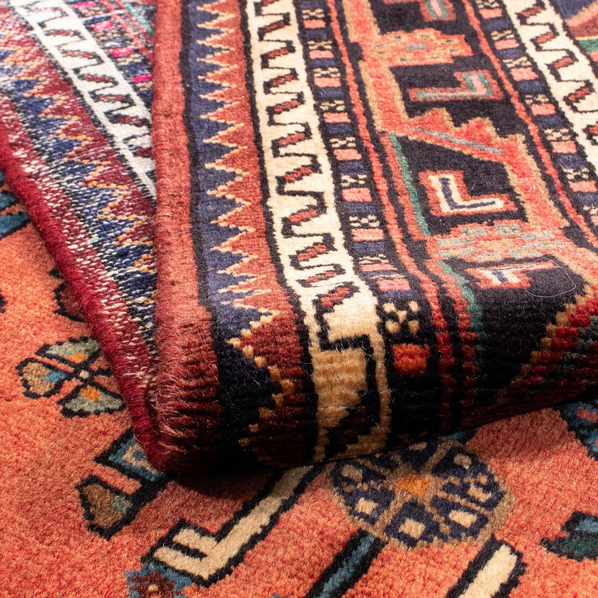 Perser Rug - Nomadic - 230 x 136 cm - dark red