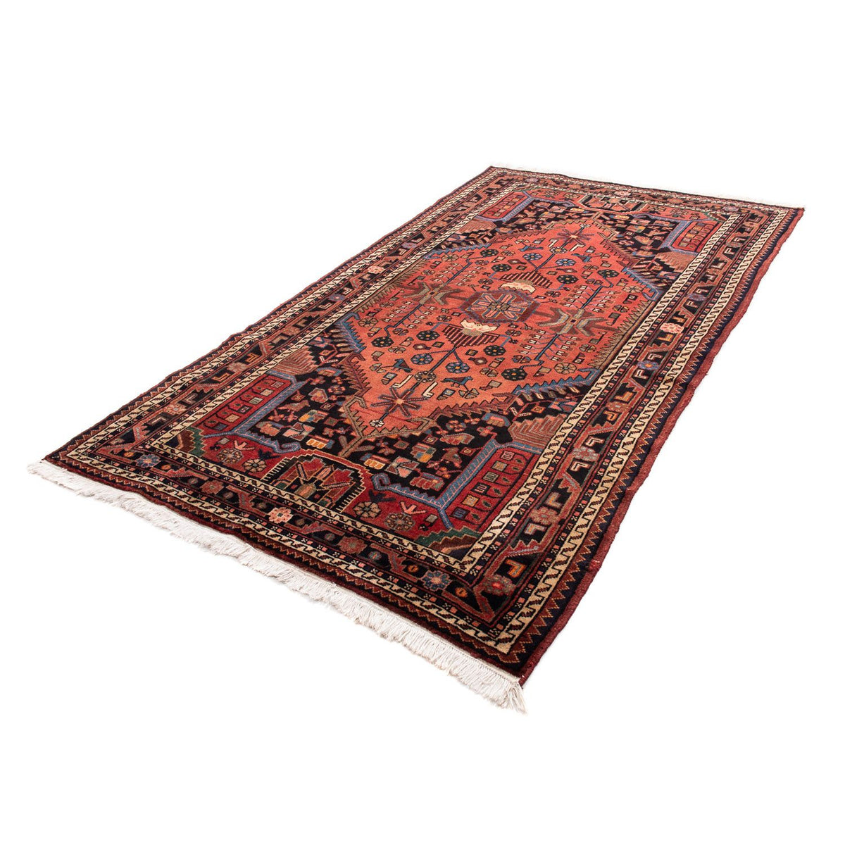 Perser Rug - Nomadic - 230 x 136 cm - dark red