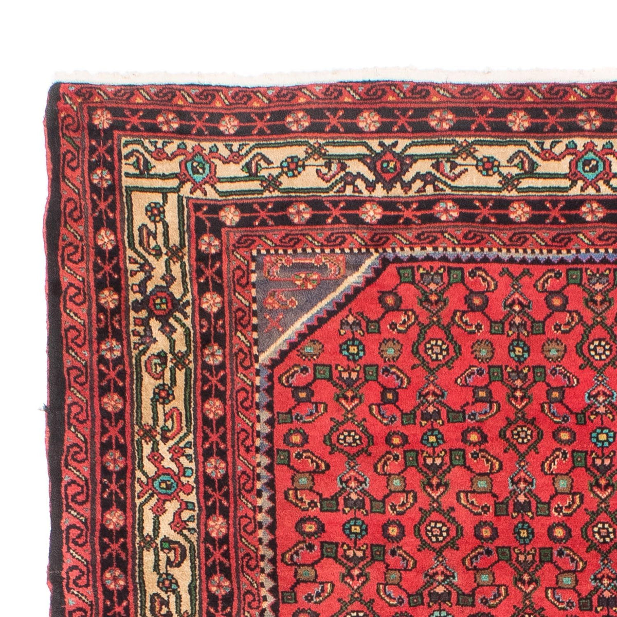 Perser Rug - Nomadic - 199 x 150 cm - dark red