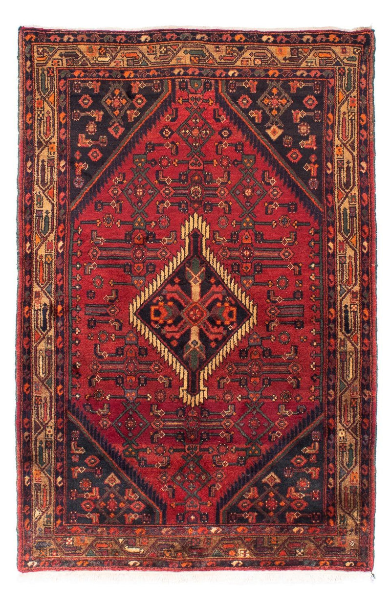 Perser Rug - Nomadic - 221 x 144 cm - dark red