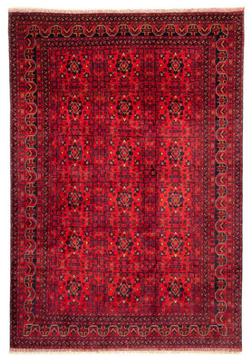 Afghan Rug - Kunduz - 287 x 199 cm - dark red
