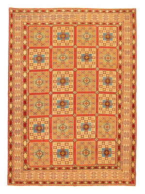 Kelim Rug - Oriental - 226 x 180 cm - dark red