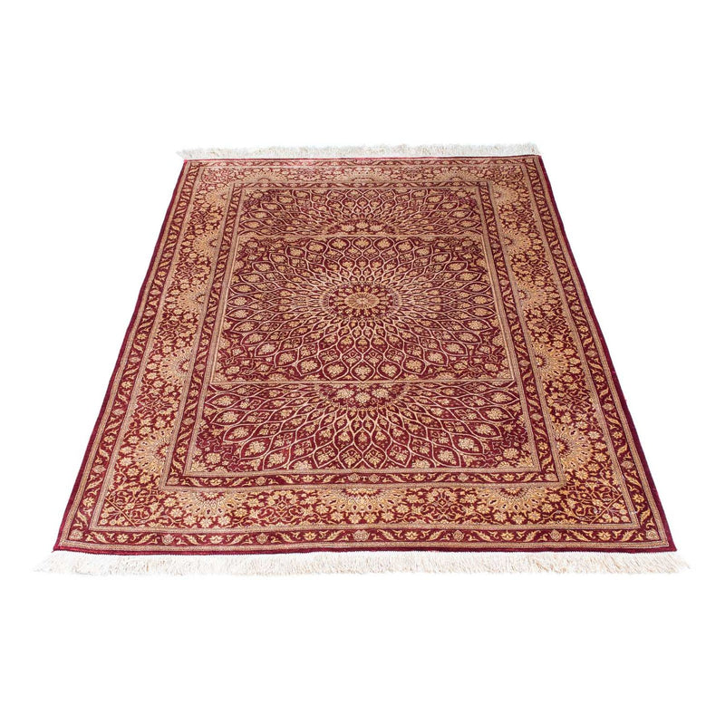 Perser Rug - Ghom - 151 x 100 cm - dark red