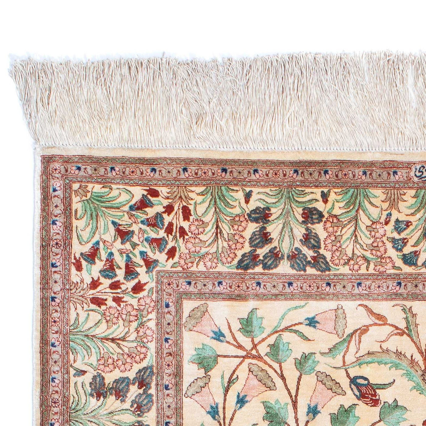 Qom Rug 156x102cm - Persian Rugs
