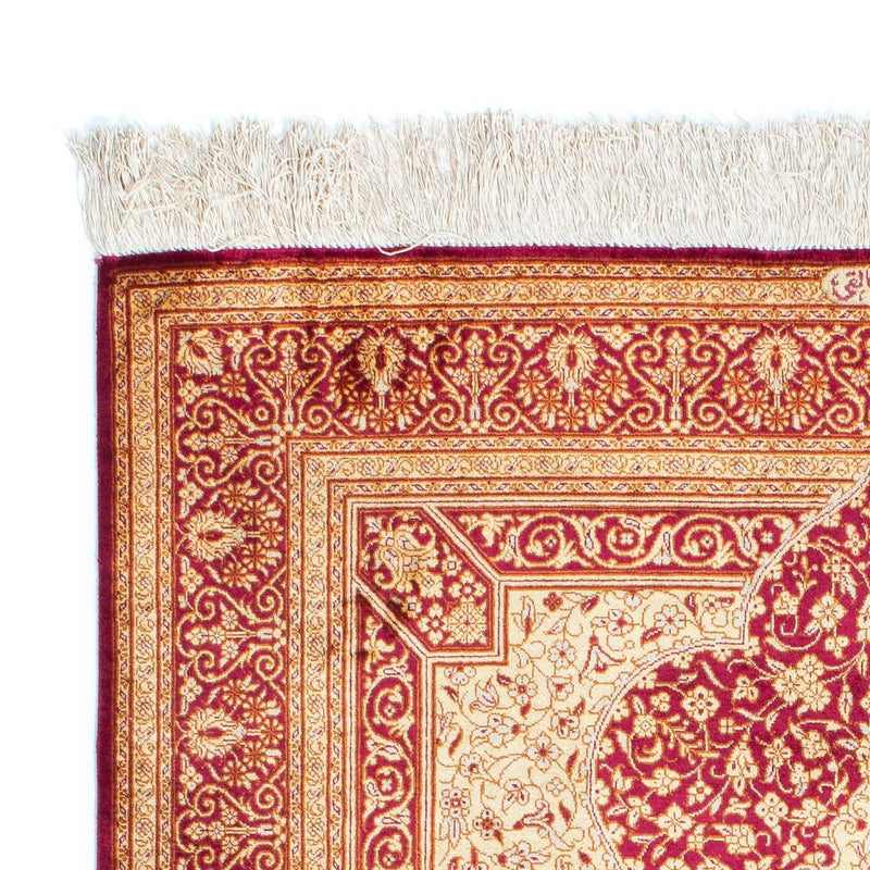 Perser Rug - Ghom - 150 x 98 cm - dark red