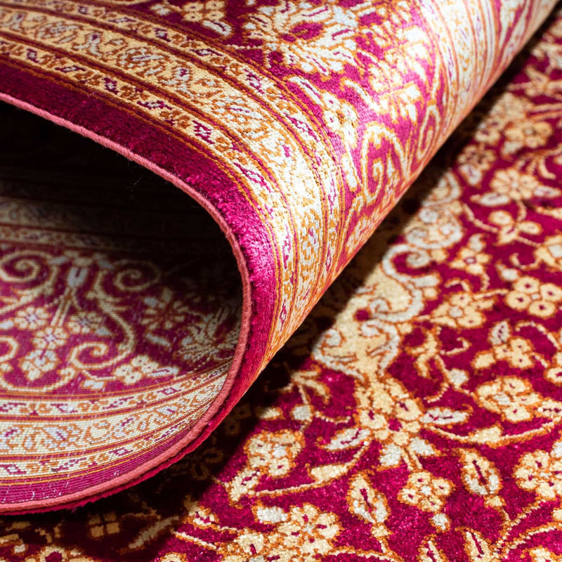 Perser Rug - Ghom - 150 x 98 cm - dark red