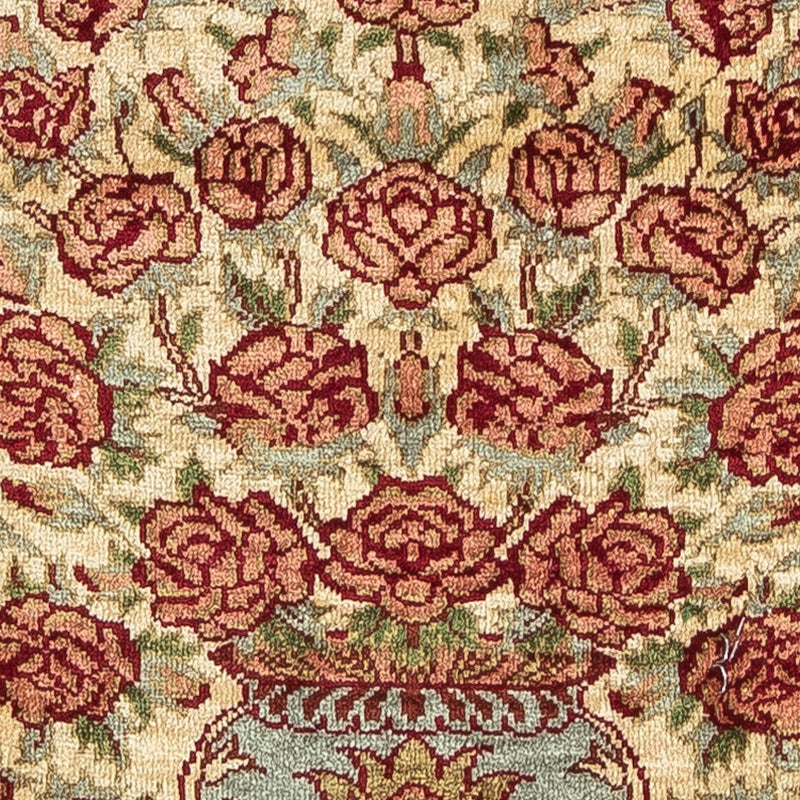 Silk Rug - Ghom Silk - Premium - 41 x 31 cm - beige