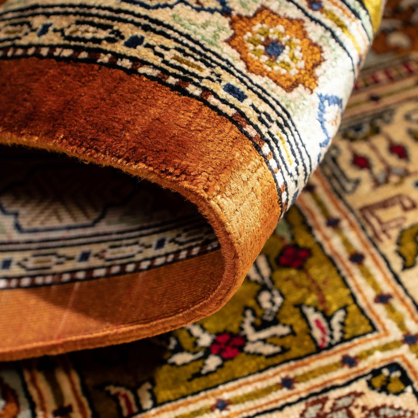 Qom Rug 72x56cm - Persian Rugs
