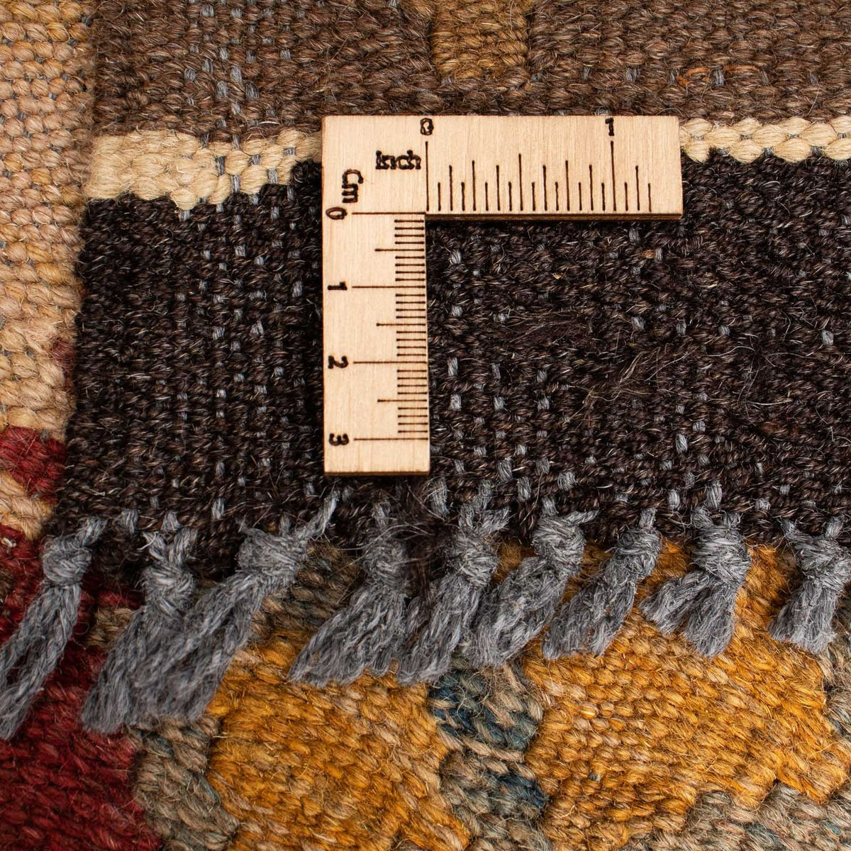 Kelim Rug - Splash - 201 x 153 cm - multicolored