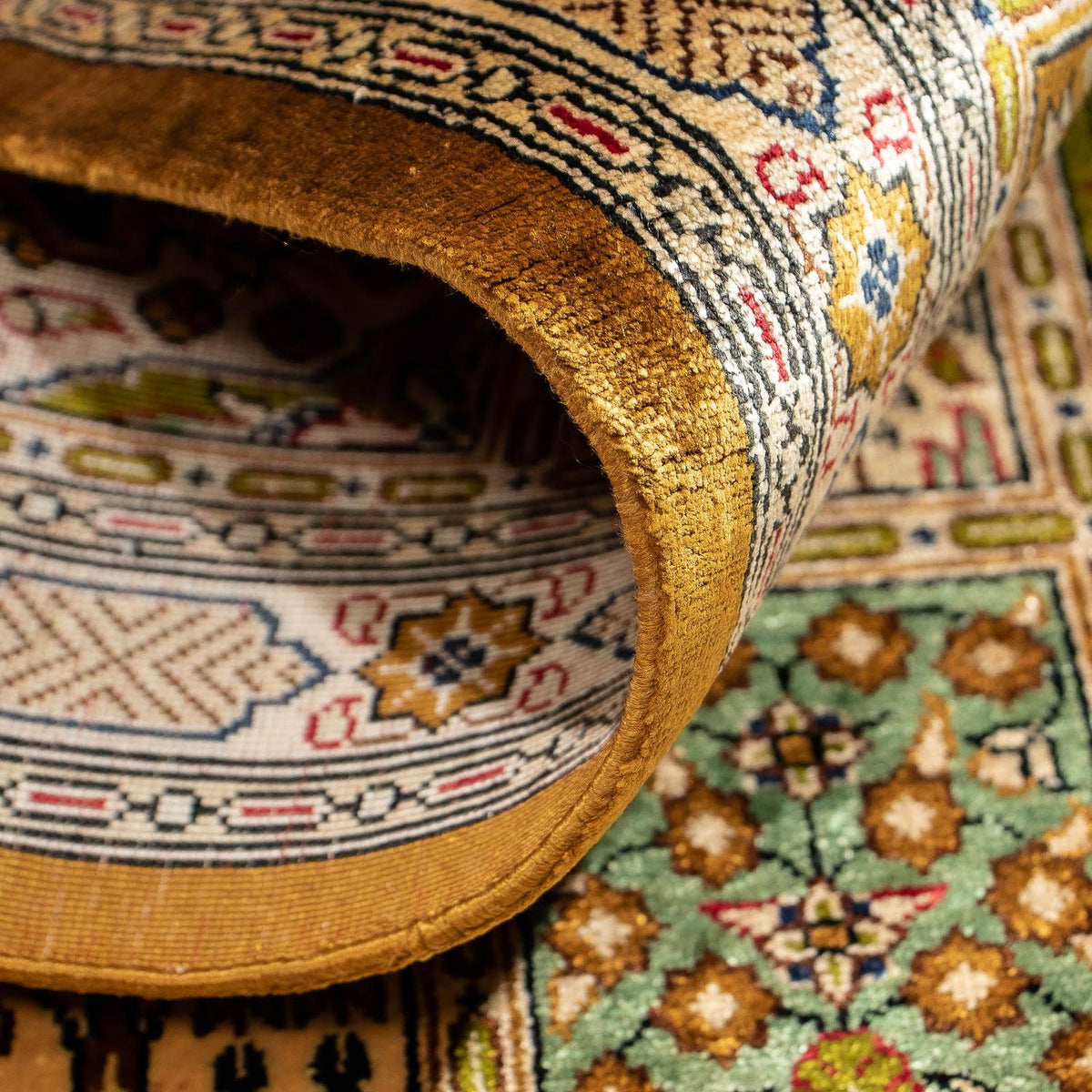 Perser Rug - Ghom - 73 x 54 cm - multicolored