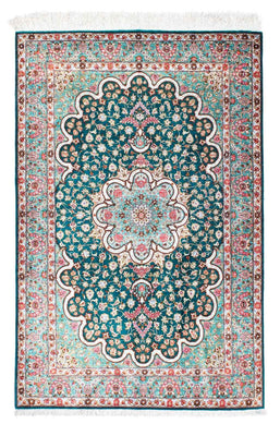 Perser Rug - Ghom - 152 x 100 cm - green