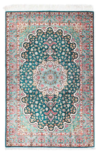 Perser Rug - Ghom - 152 x 100 cm - green