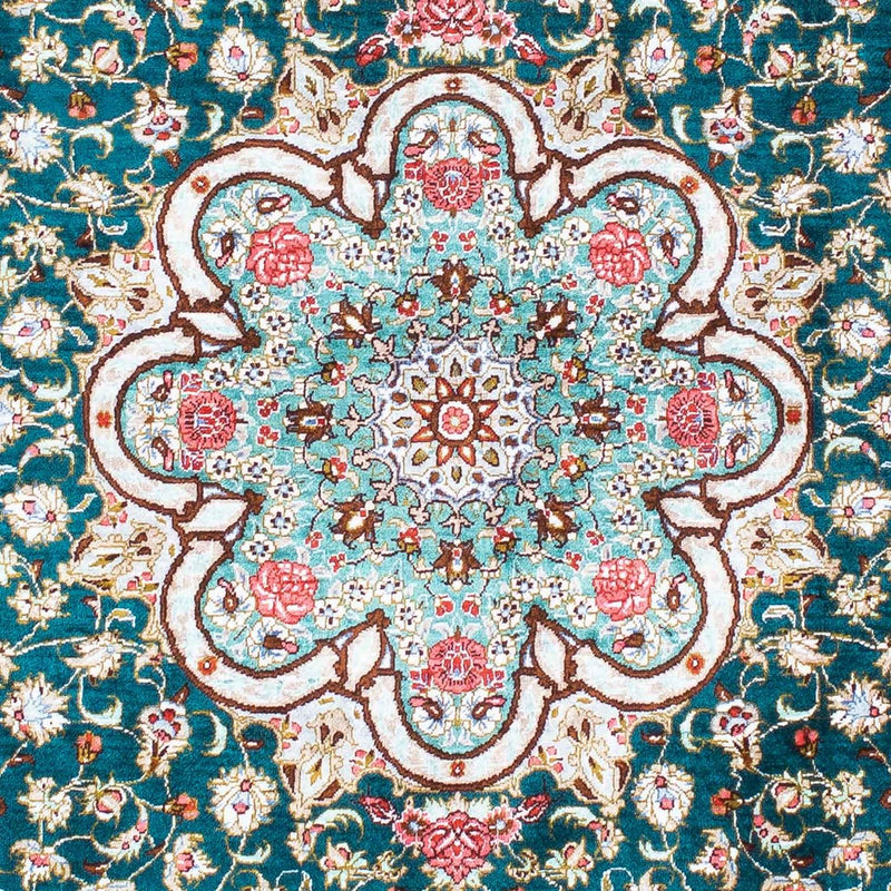 Perser Rug - Ghom - 152 x 100 cm - green