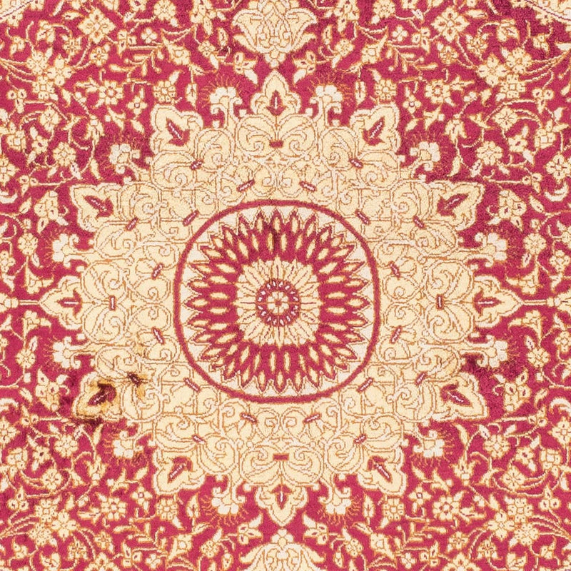 Perser Rug - Ghom - 143 x 95 cm - dark red