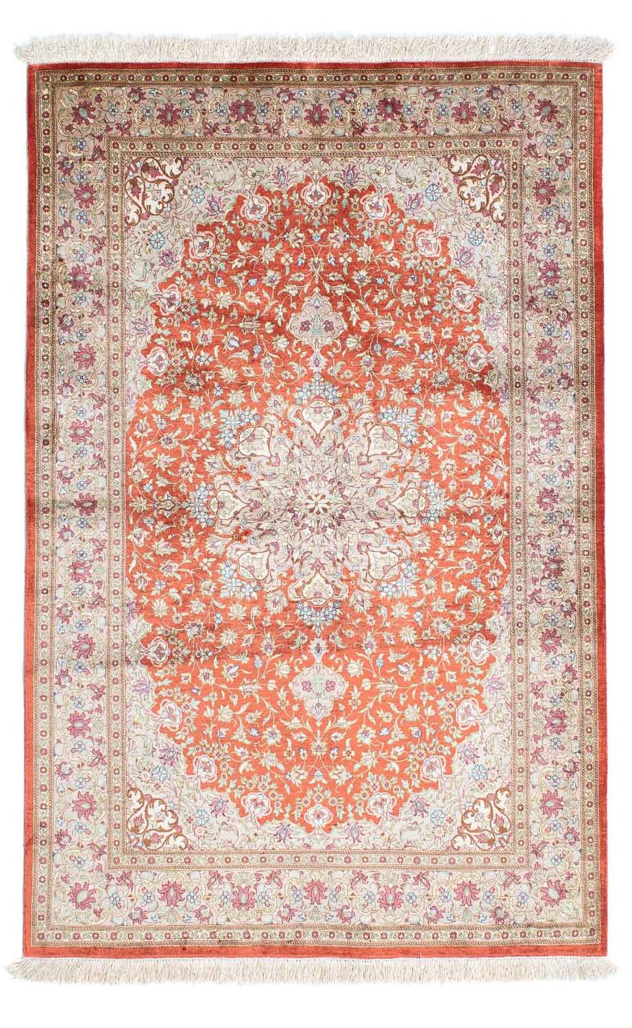 Perser Rug - Ghom - 149 x 100 cm - rust