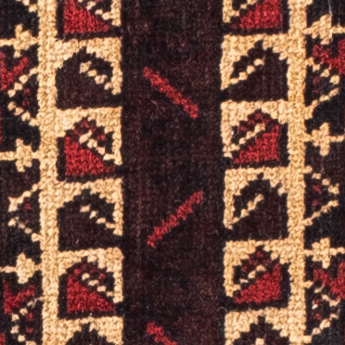 Belutsch Rug - 126 x 86 cm - dark red