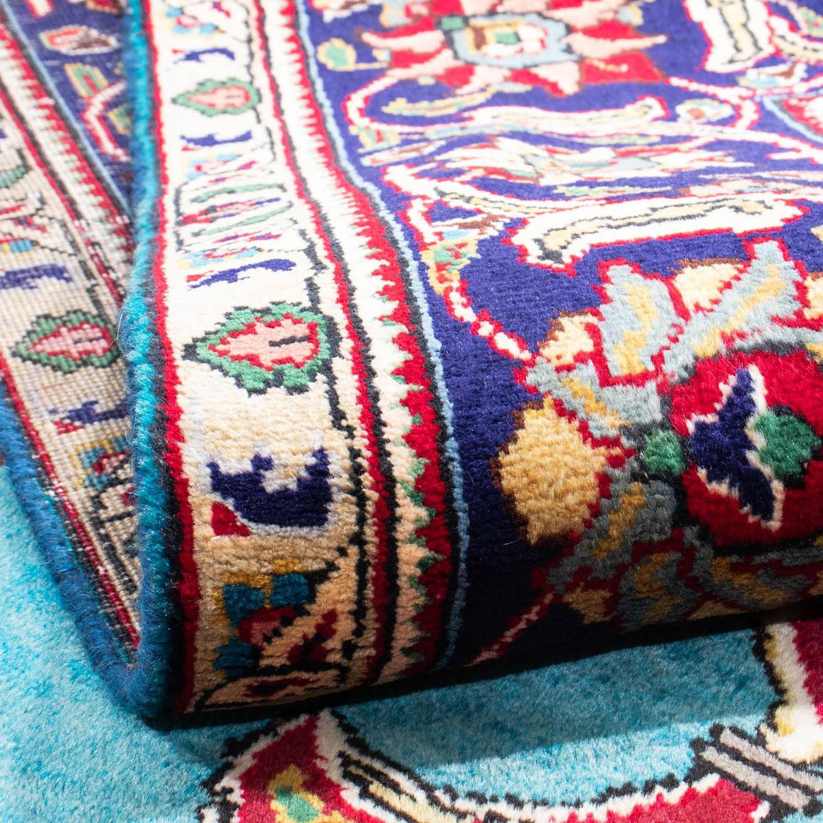 Perser Rug - Tabriz - 300 x 203 cm - turquoise