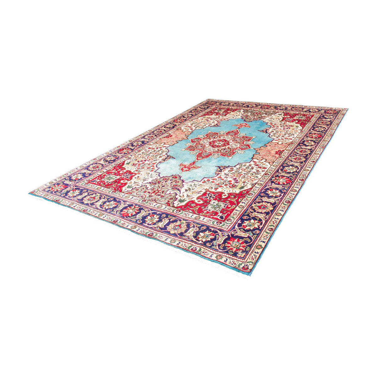 Perser Rug - Tabriz - 300 x 203 cm - turquoise