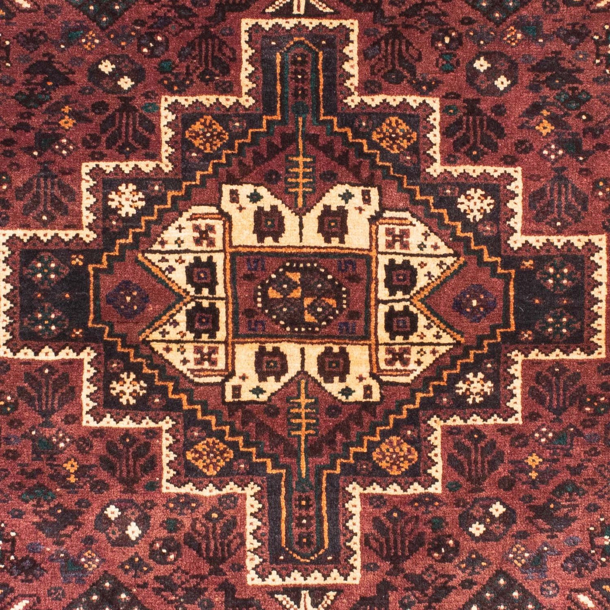 Perser Rug - Nomadic - 147 x 107 cm - dark brown