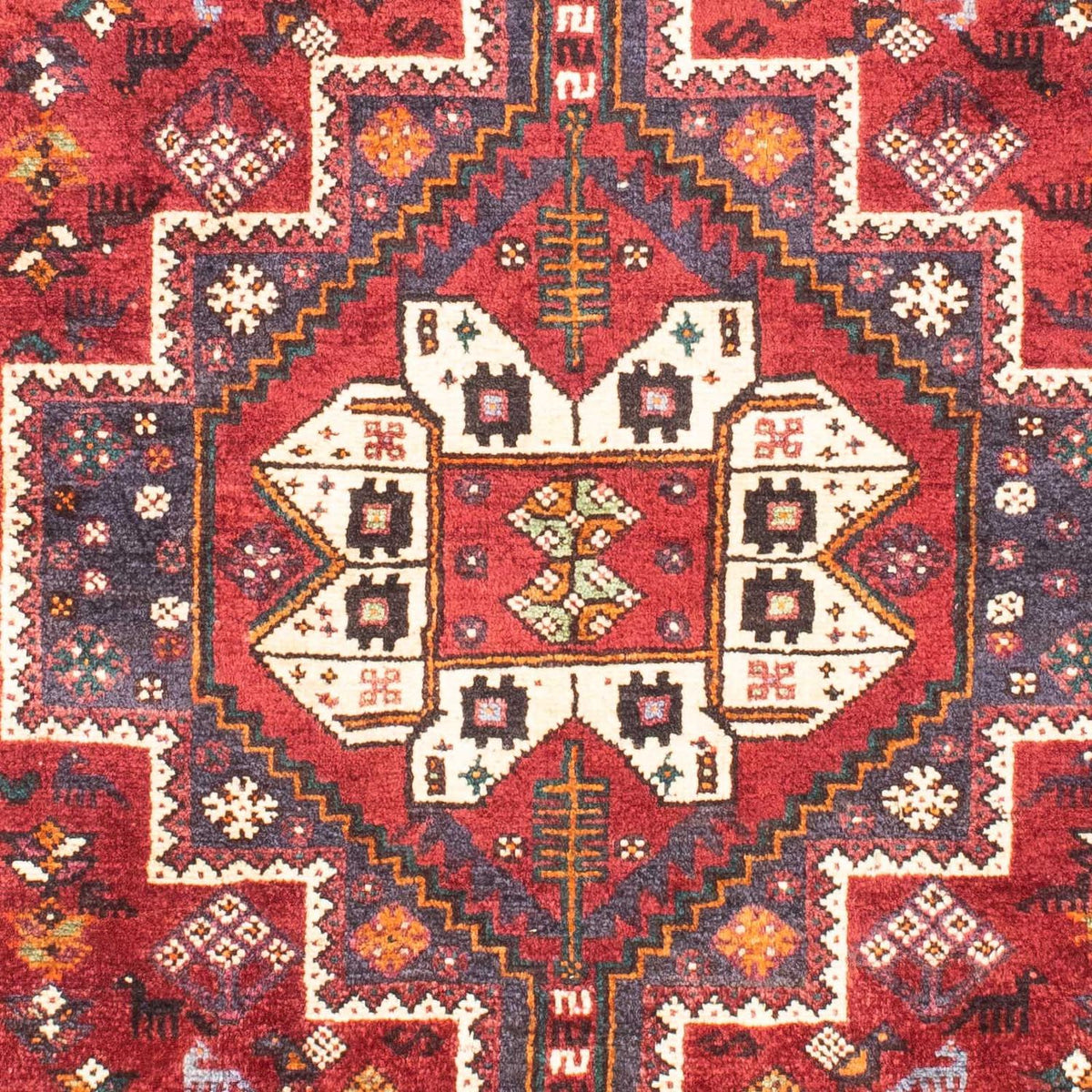 Perser Rug - Nomadic - 163 x 112 cm - dark red