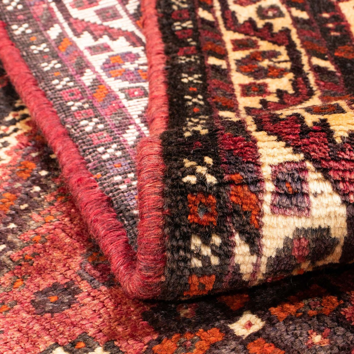 Perser Rug - Nomadic - 164 x 118 cm - dark red