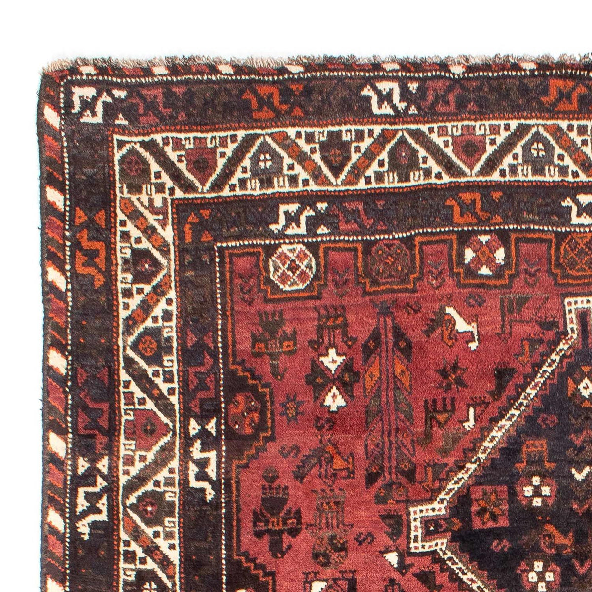 Perser Rug - Nomadic - 307 x 210 cm - dark red