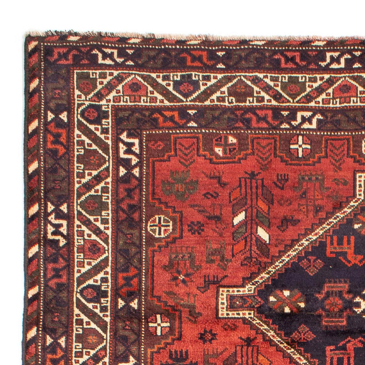 Perser Rug - Nomadic - 312 x 221 cm - dark red