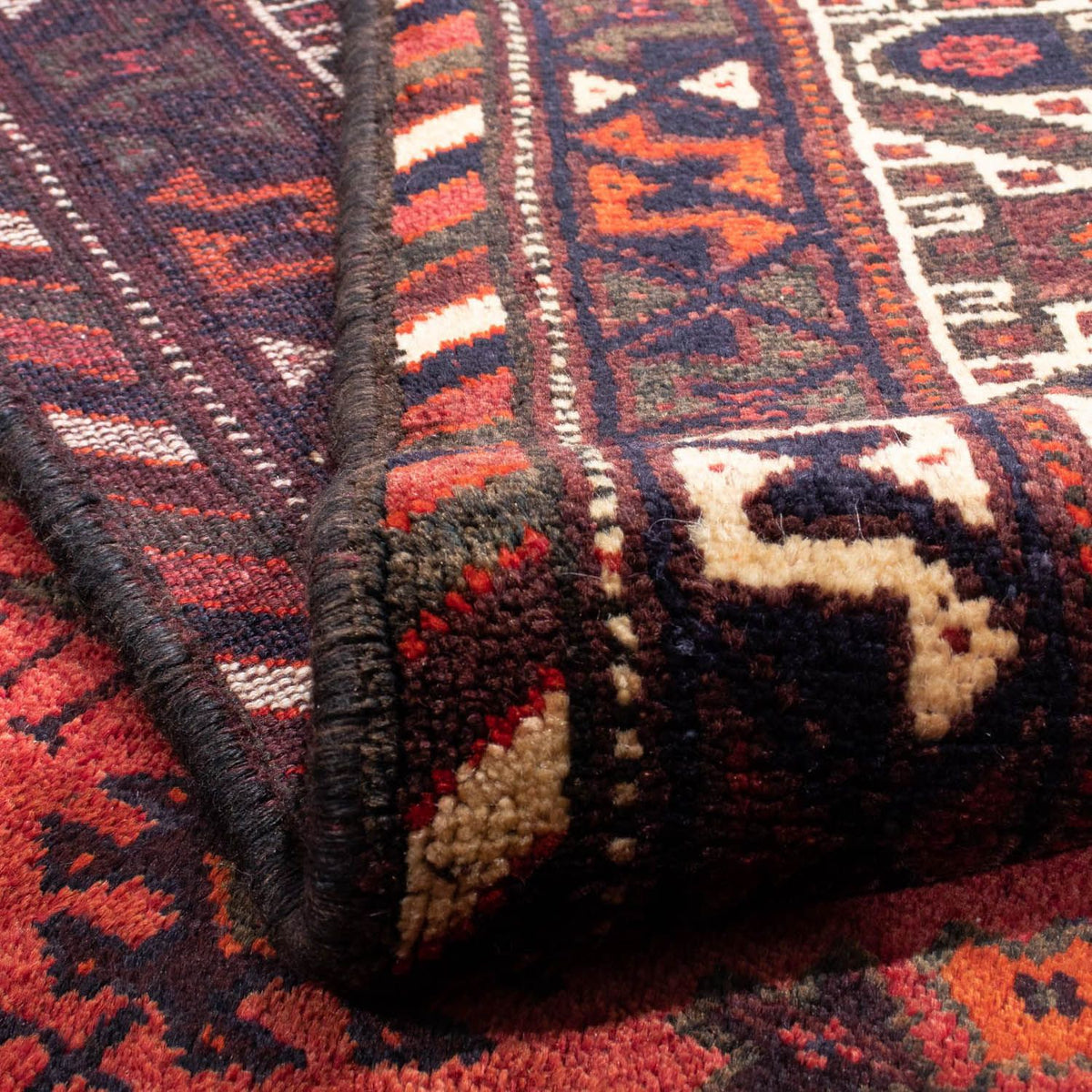 Perser Rug - Nomadic - 312 x 221 cm - dark red