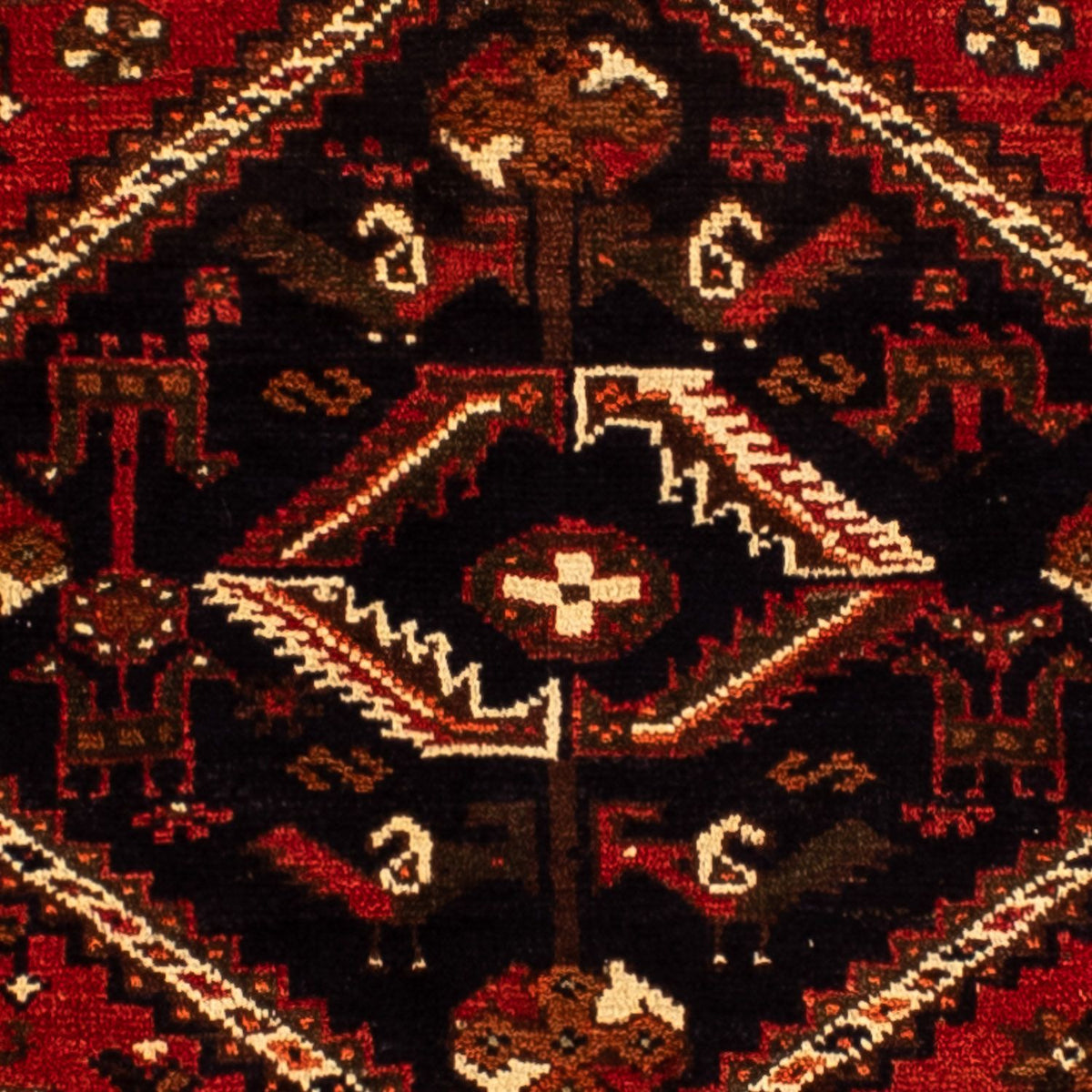 Perser Rug - Nomadic - 295 x 213 cm - dark red