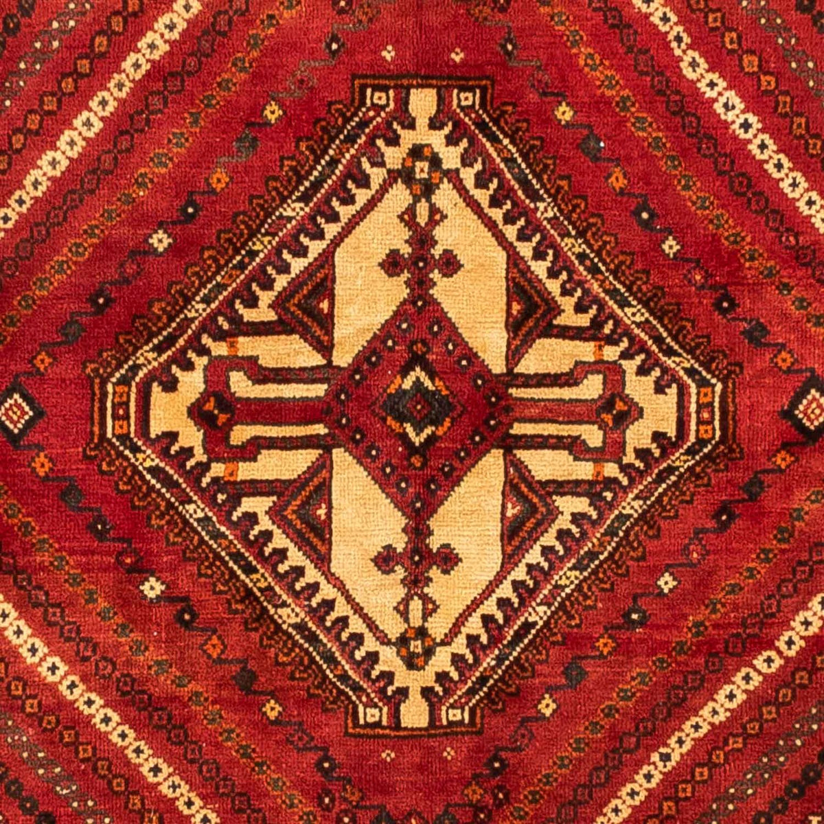Perser Rug - Nomadic - 251 x 154 cm - dark red