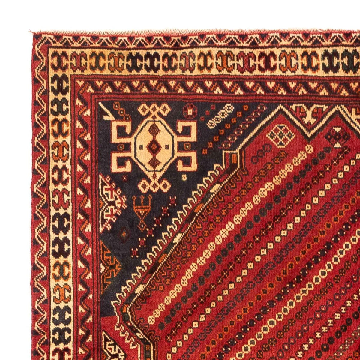 Perser Rug - Nomadic - 251 x 154 cm - dark red
