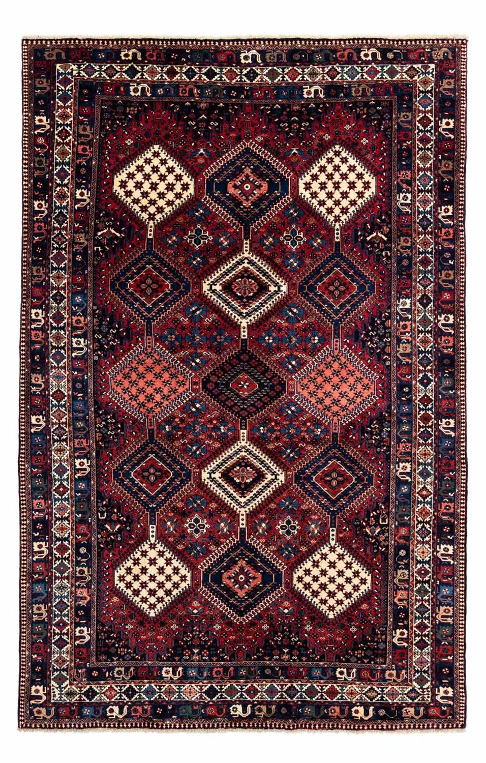 Perser Rug - Nomadic - 300 x 202 cm - dark red