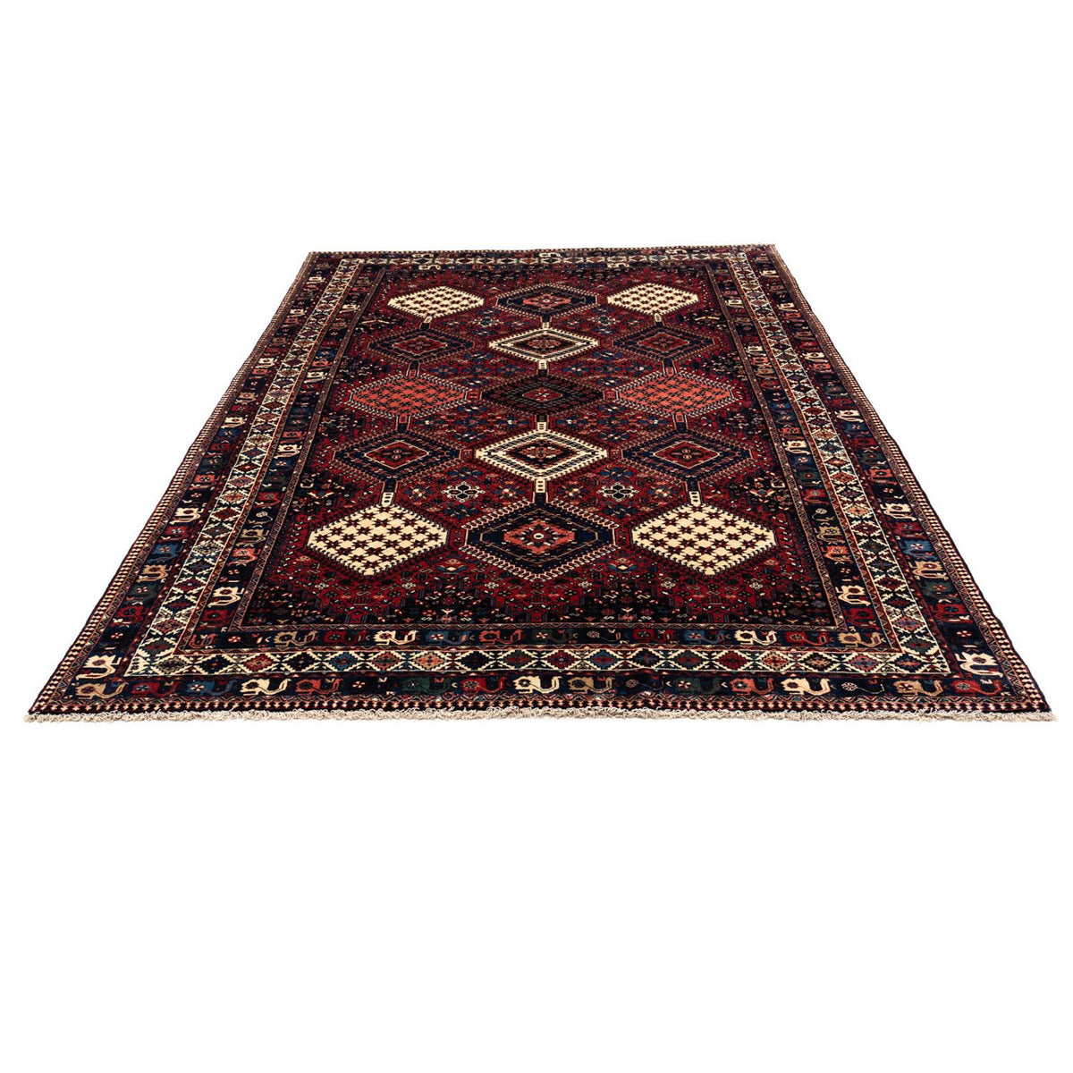 Perser Rug - Nomadic - 300 x 202 cm - dark red