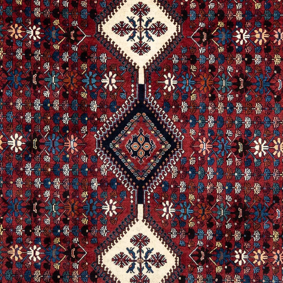 Perser Rug - Nomadic - 320 x 205 cm - dark red