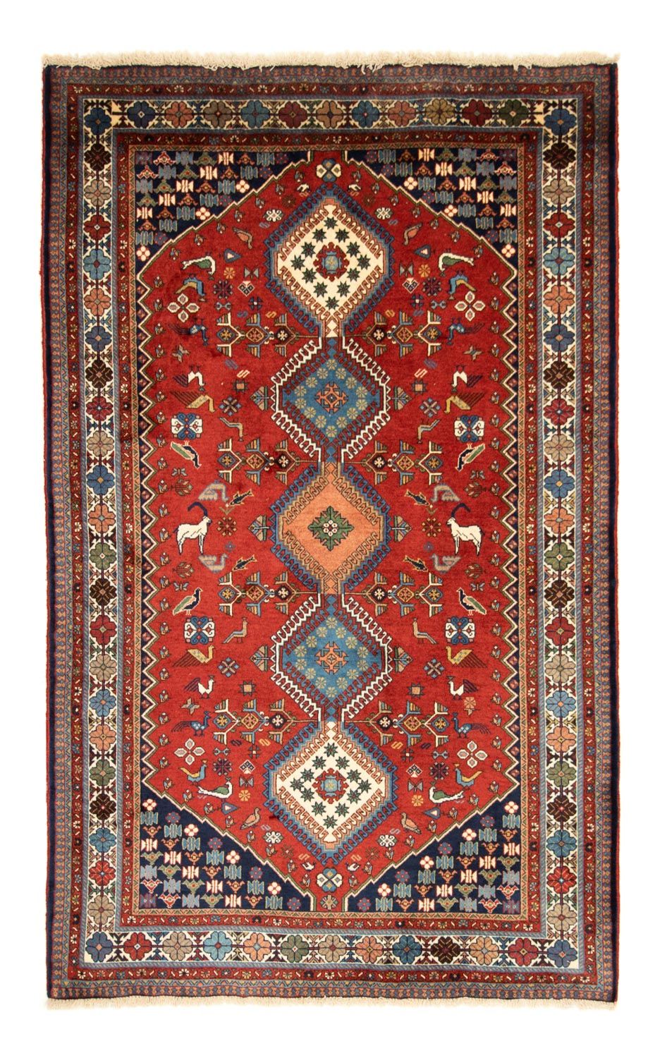 Perser Rug - Nomadic - 223 x 140 cm - red