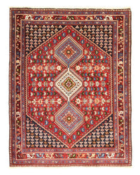 Perser Rug - Nomadic - 200 x 159 cm - red