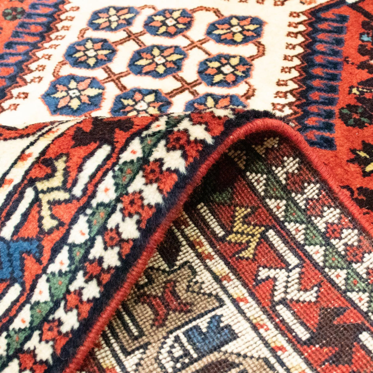 Perser Rug - Nomadic - 228 x 138 cm - red