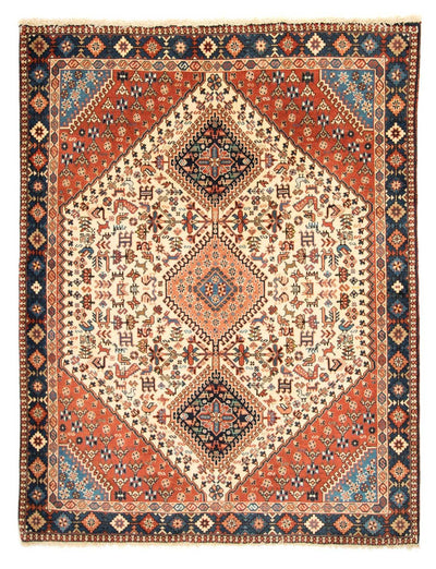 Yalameh Rug 150x193cm - Persian Rugs - beige